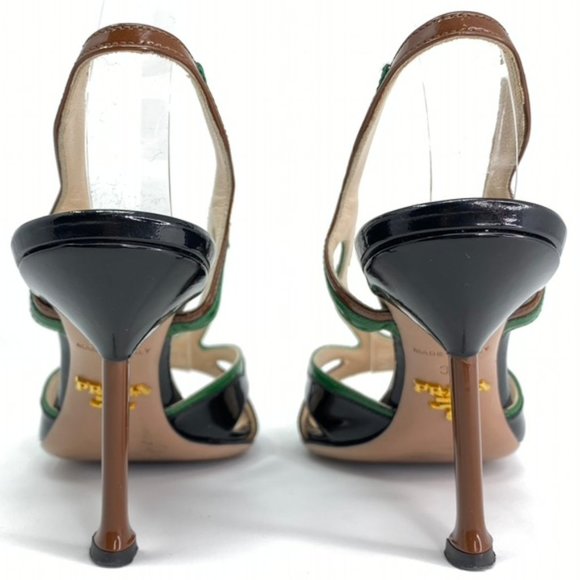 Authentic PRADA Strappy Heels - Picture 7 of 8